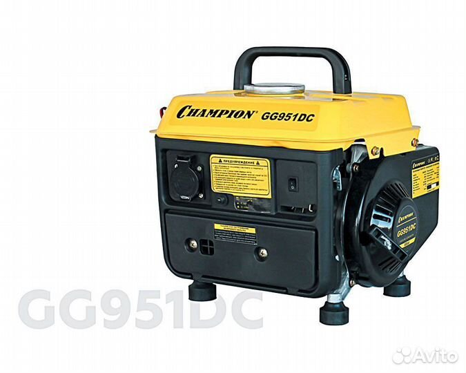 Генератор бензиновый champion gg951dc