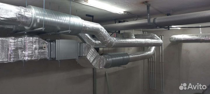 Монтаж системы вентиляции