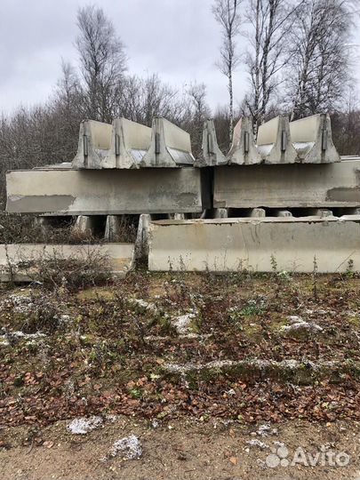 Бетонные ограждения