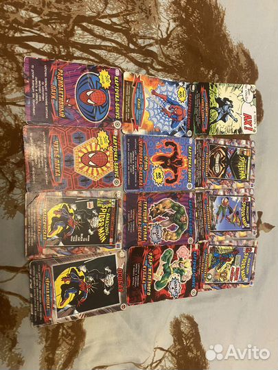 Карточки человек паук