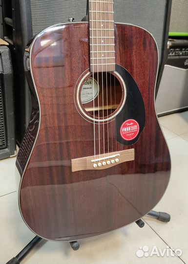 Гитара Fender CD-60S Dread All Mahogany