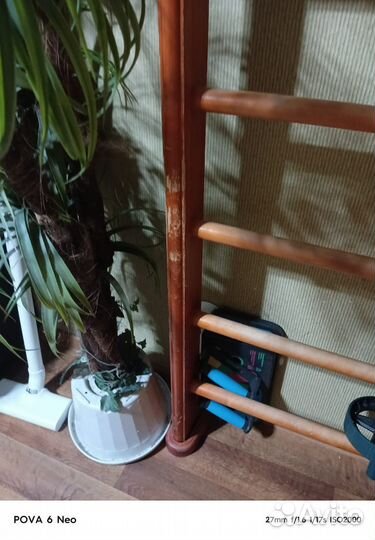 Шведская стенка с турником