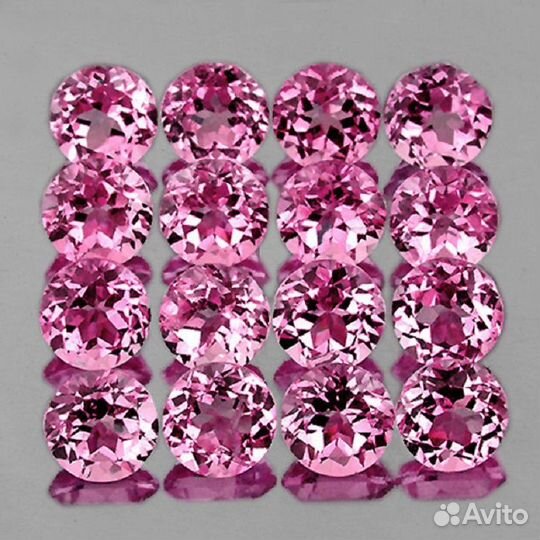 Турмалин натуральный 0,99Ct 2,5мм 16шт VVS Мозамби