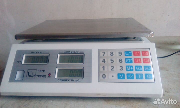 Весы торговые форт-Т 870