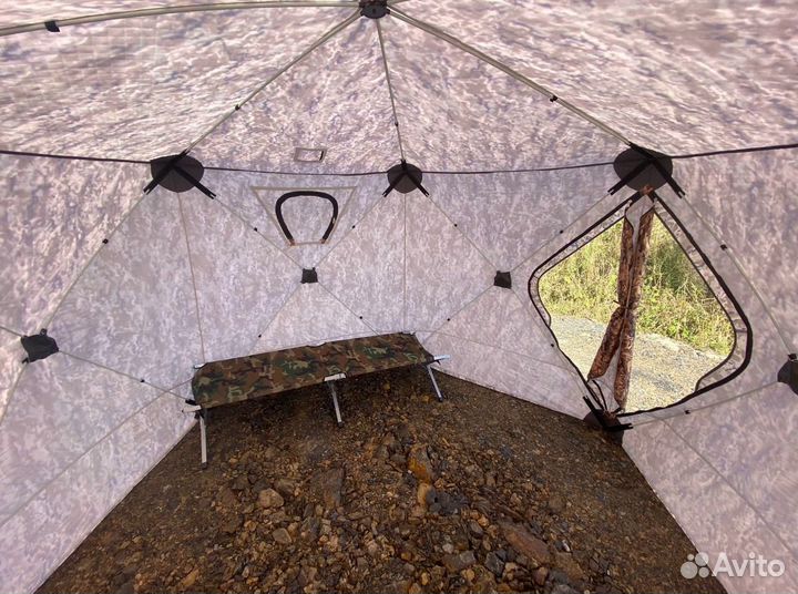 Палатка куб 3 слоя 360x360x220 Огромная