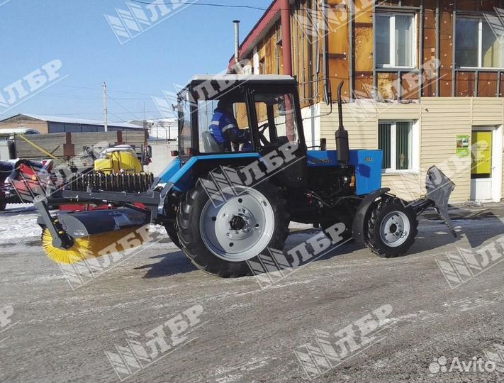 Щетка коммунальная для снега мк-4.1 ширина 2 м