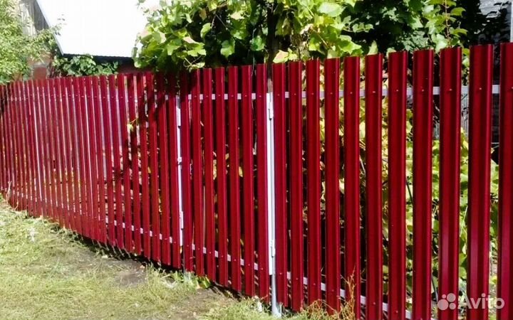 Забор из евроштакетника с гарантией качественно