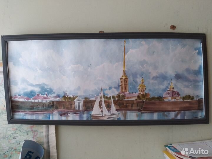 Картина акварель 