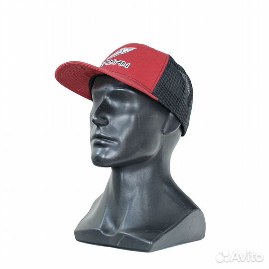 61924 Бейсболка Yman с сеткой бордовый