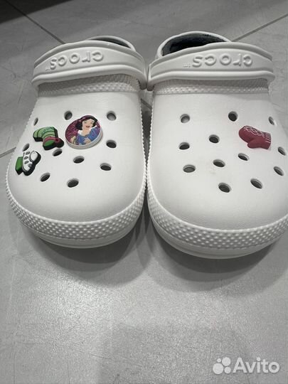 Crocs меховые м5/w7