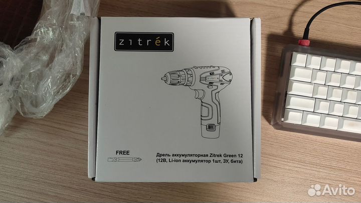 Дрель-шуруповерт Zitrek Green 12