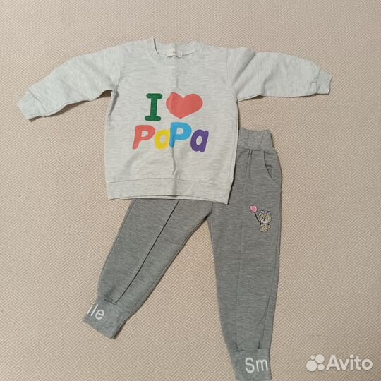 Вещи пакетом на девочку 86 92 98