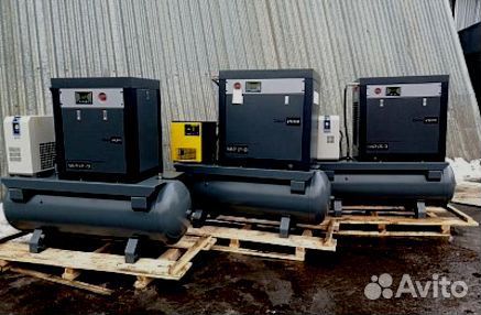 Винтовой электрический компрессор ironmac IC 30/16