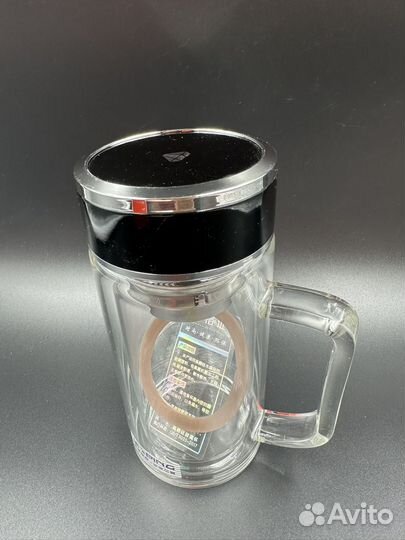 Термокружка заварочная, сито, двойные стенки