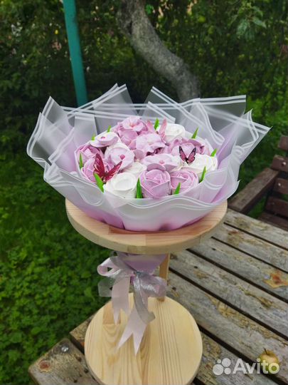 Съедобные букеты из зефира