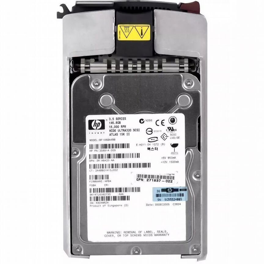 [356914-009] Жесткий Диск Hp Bf1468a4bb 146,8gb U320scsi 3.5" 356914-009