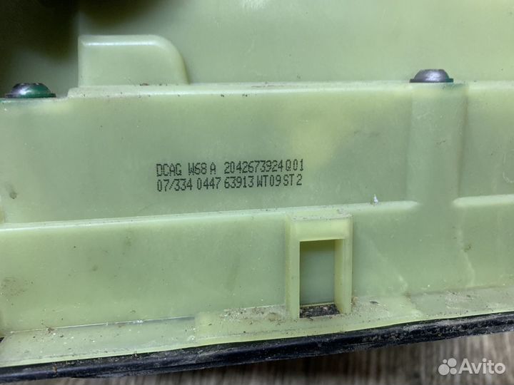 Mercedes C-class W204 Кулиса кпп с торсом в сборе