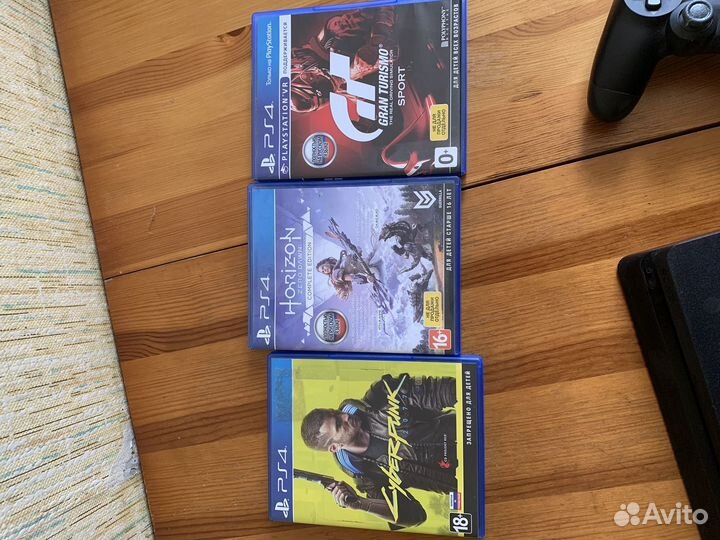 Sony playstation 4 slim 1tb с играми