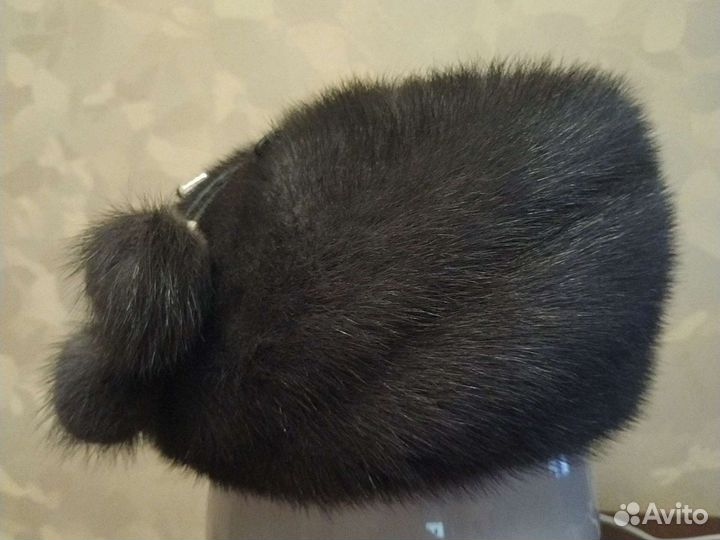 Шапка норковая женская