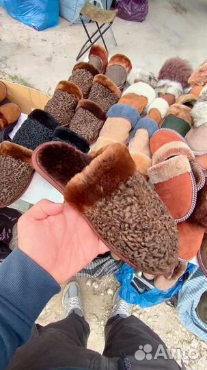 Угги,чуни, тапочки из натурального меха