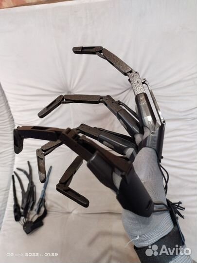 Механические удлинённые пальцы, пластиковые. Пара