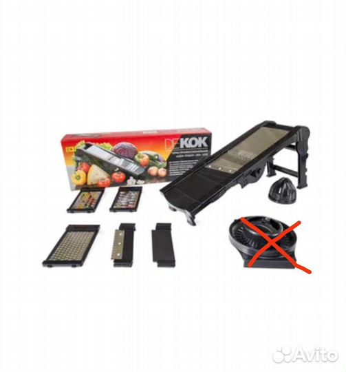 Терка-овощерезка профессиональная dekok 7в1