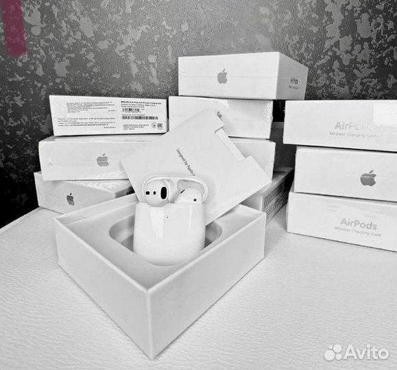 Наушники apple Airpods чип S plus