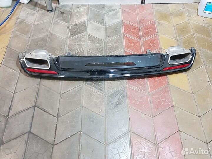 Задний дифузор на мерседес 222