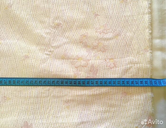 Ткань Ситец Хлопок СССР отрез 15 м