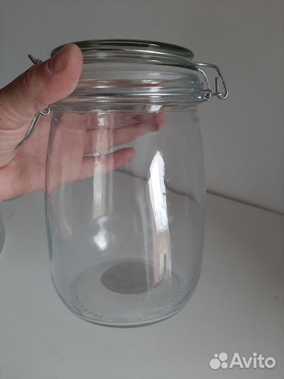 Стеклянные банки для хранения сыпучих