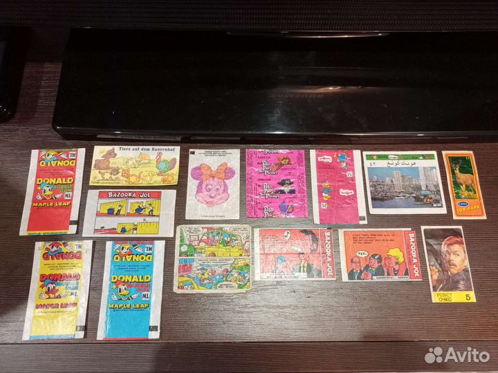 Вкладыши комикс, базука, Микки, Киндер