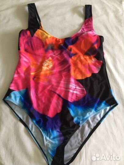 Купальник слитный новый детский/женский до 150см