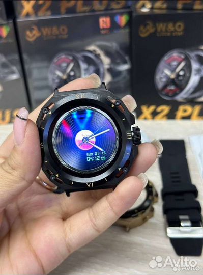 Смарт Часы X2 plus круглые