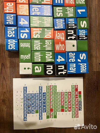 Английские кубики Зайцева. Английские алгоритмы