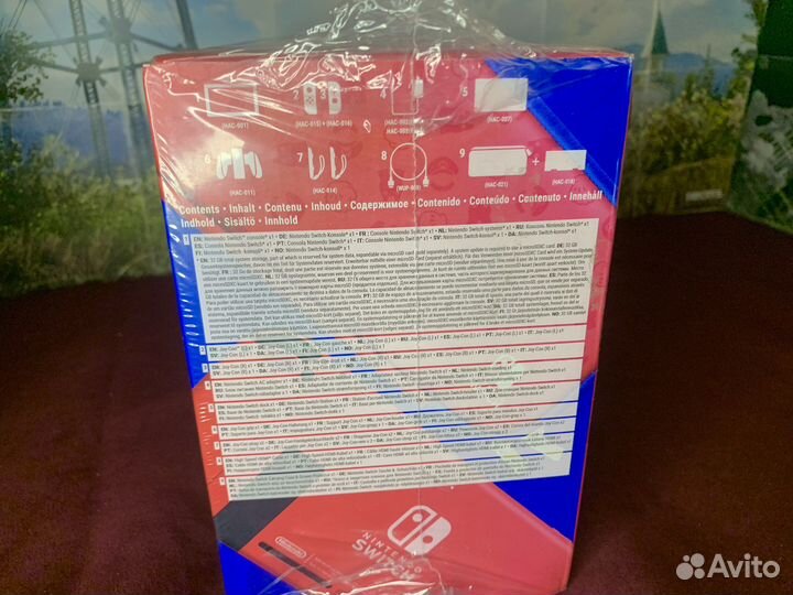 Новая Switch Mario Edition rev2 Red & Blue