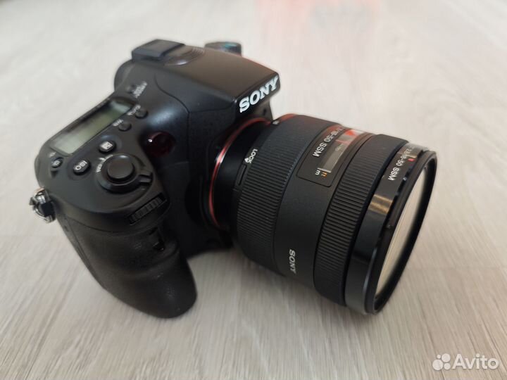 Фотоаппарат sony a77 с объективом 16-50 f2. 8