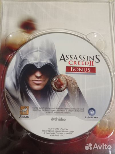 Assassins creed II + диск Soundtrack+книга