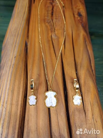 Цепочка tous с серёжками