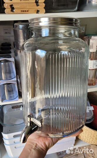 Банка с краном вардаген IKEA 5л новая