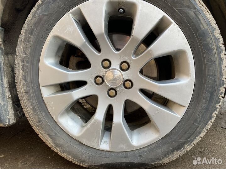 Литые диски r17 5x100 Subaru 7Jx17 ET48 DIA56,1