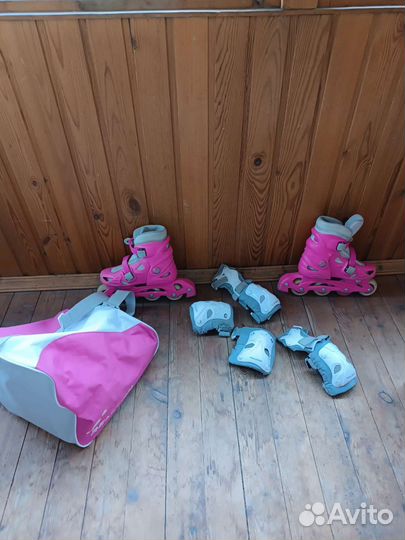 Роликовые коньки детские раздвижные