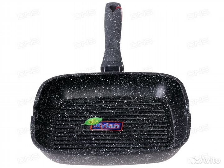 Сковорода-гриль Supra + пресс для гриля чугунный