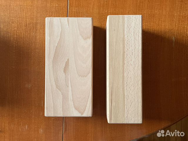 Блоки (кирпичи) для йоги и фитнеса (деревянные)