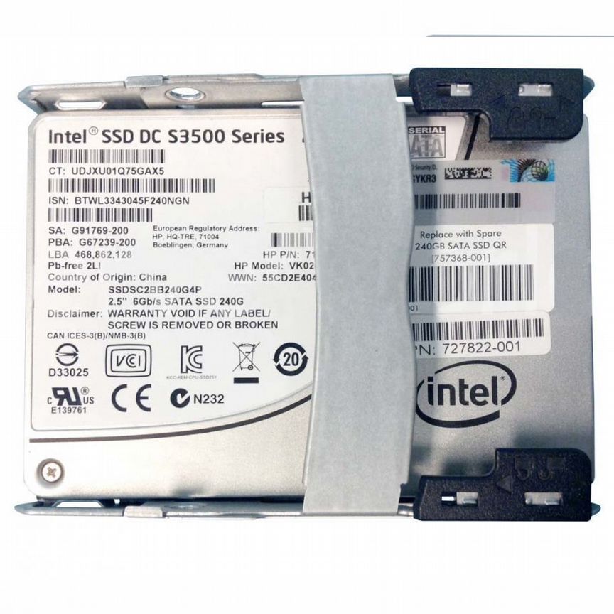[718295-001] Жесткий Диск Hp 240gb Sata3 2,5" Ssd 718295-001