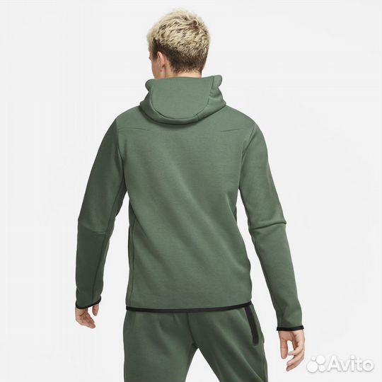 Худи мужской Nike Tech Fleece зеленый CU4489-337