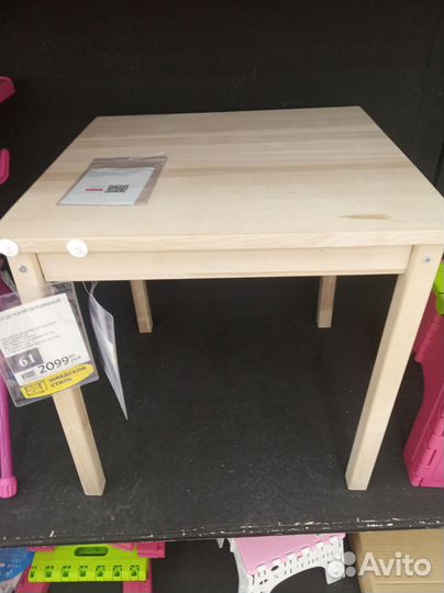 Столик детский массив березы