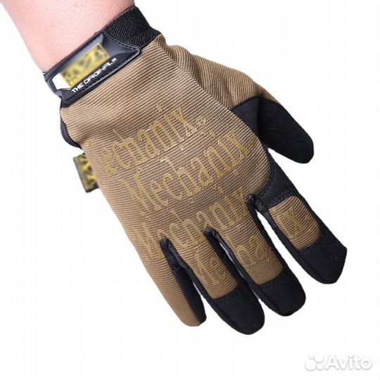 Тактические перчатки mechanix хаки XL