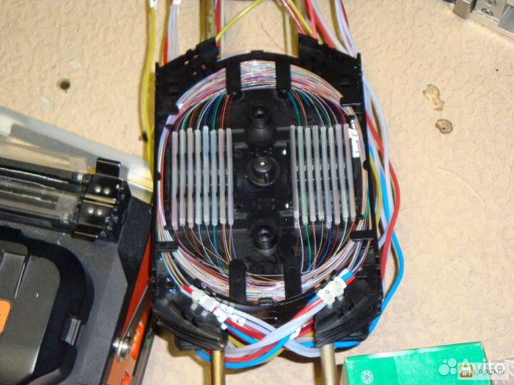 Cварка оптоволокна, Монтаж волс, Измерения оптики