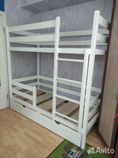 Кровать двухъярусная (кроватка-домик )