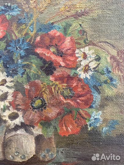 Антикварная картина Арт-Деко. 1936 г. Европа